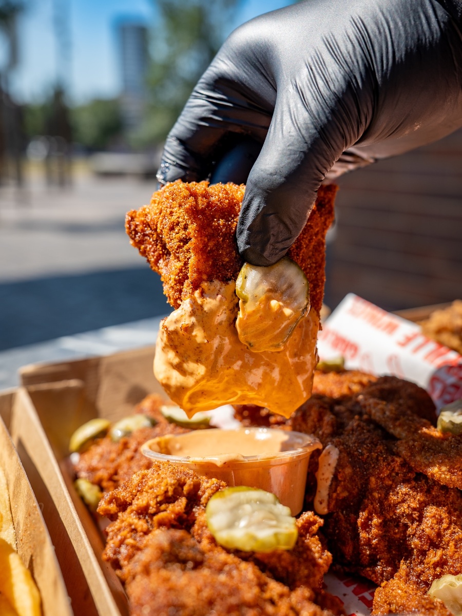 Crispy fried chicken